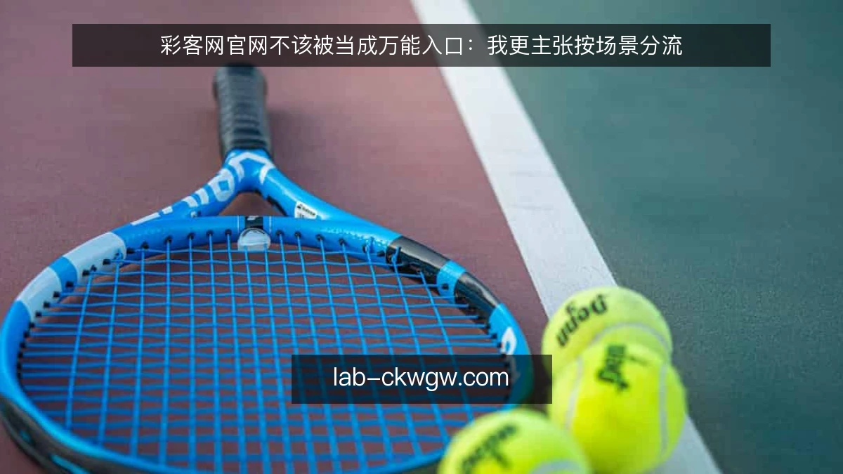 彩客网官网不该被当成万能入口:我更主张按场景分流
